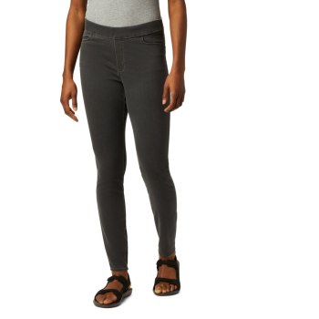 Columbia Pinnacle Peak Twill, Leggings Grises Azules Para Mujer | 263140-LQN